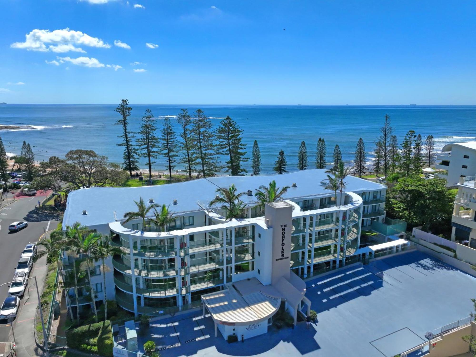 The Norfolks On Moffat Beach Caloundra Exteriör bild